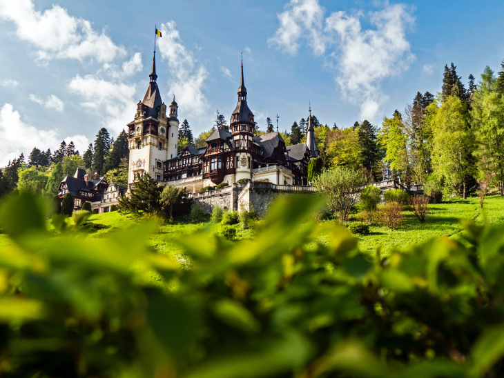 The Peles Castle<br>Sinaia, Romania